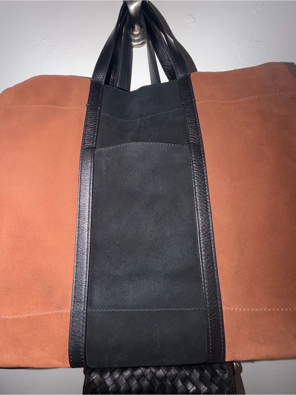 Fossil Carmen Leather & Suede Tote Bag - Picture 3 of 16